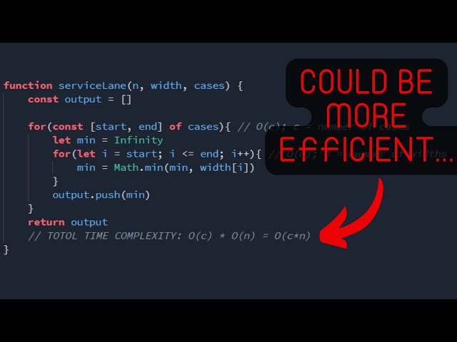 Service Lane | HackerRank (JavaScript)