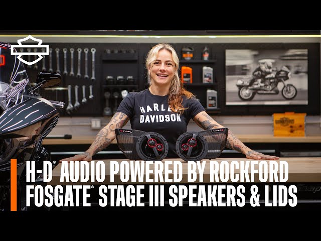 Harley-Davidson Audio Powered by Rockford Fosgate Stage III Speakers and Kits Overview