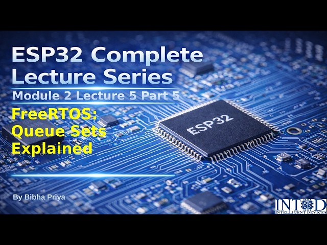 ESP-IDF FreeRTOS Queue Sets – Theory + Hands-On Tutorial (M2L5P5)