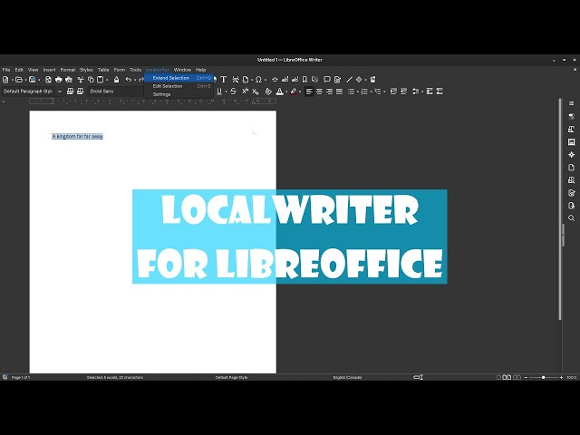 Boost LibreOffice with AI: LocalWriter Installation Guide (Fedora & Qwen2.5-Coder)