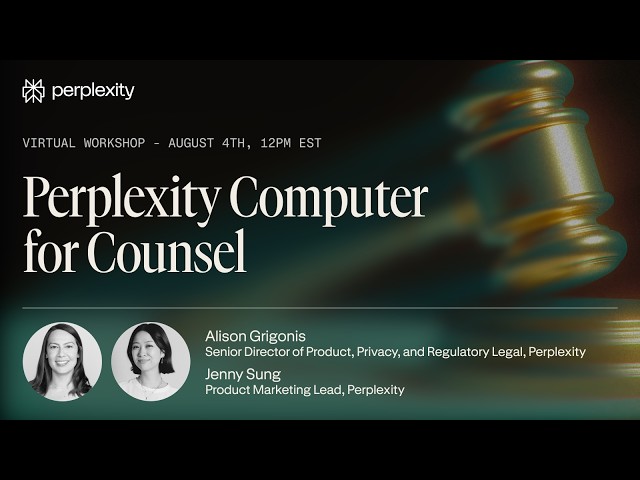 Perplexity Computer for Counsel