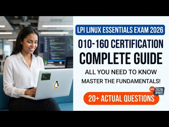 LPI Linux Essentials Exam 2026: Pass the 010-160 Certification Fast With This Guide