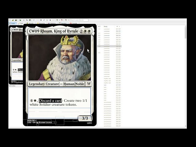 Custom Zelda MTG - COMMON commanders!?