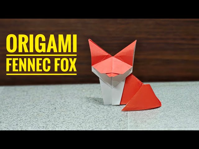 Origami Fox | Origami Fennec Fox  | Origami Animals | Origami tutorial 