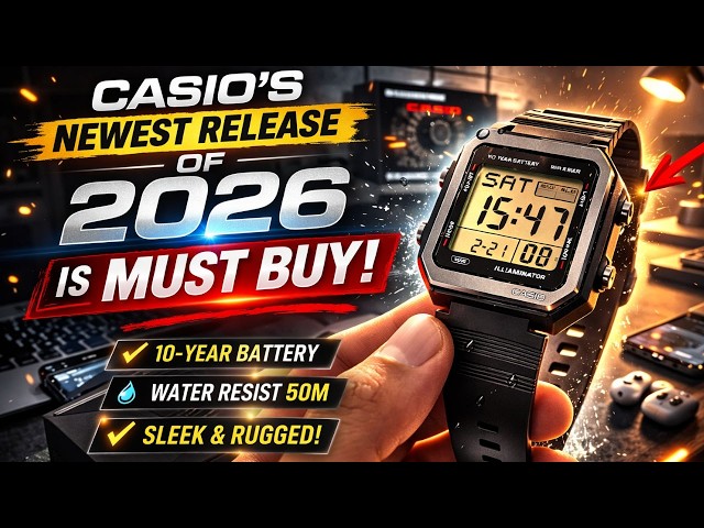 El último lanzamiento de Casio en 2026: el W-221H