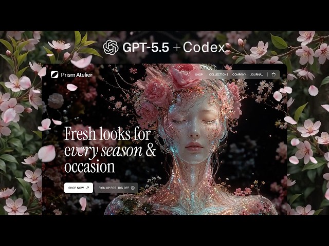 Codex X GPT 5.5  - Build Animated Al Sites (FULL PROCESS)