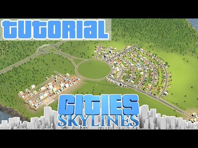 STARTER Tutorial for CITIES SKYLINES | From 0 to 2200 inhabitants
