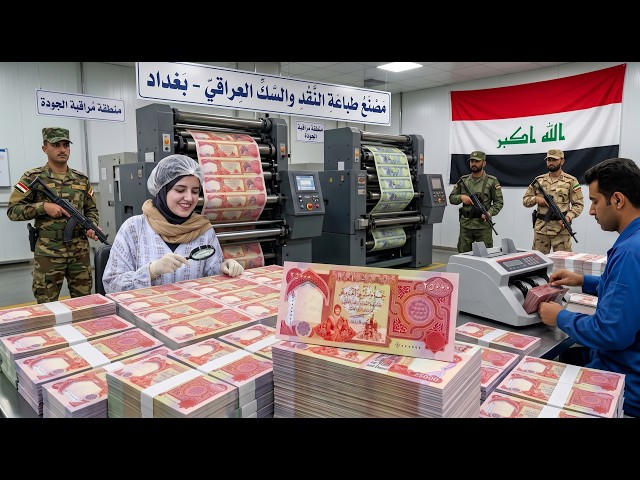 Inside Iraq’s Money Factory: How Saddam’s Currency Was Replaced by a New Iraqi Dinar (Full Process)