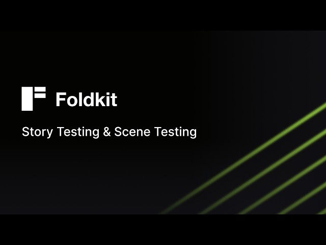 Story Testing & Scene Testing in Foldkit