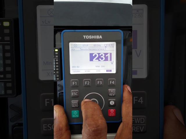 Programación de variador Toshiba  vf-as3