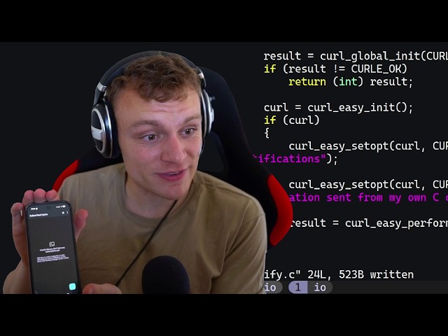 Phone Notifications in C
