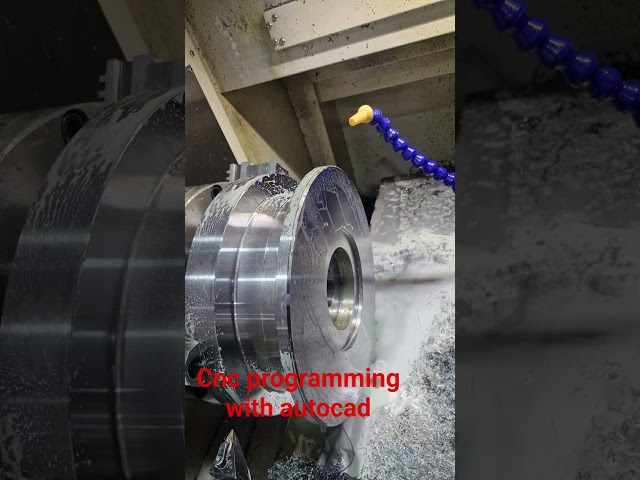 turning programming| Autocad cnc programming | cnc programming | solidwork design| #cncsoftware #cnc