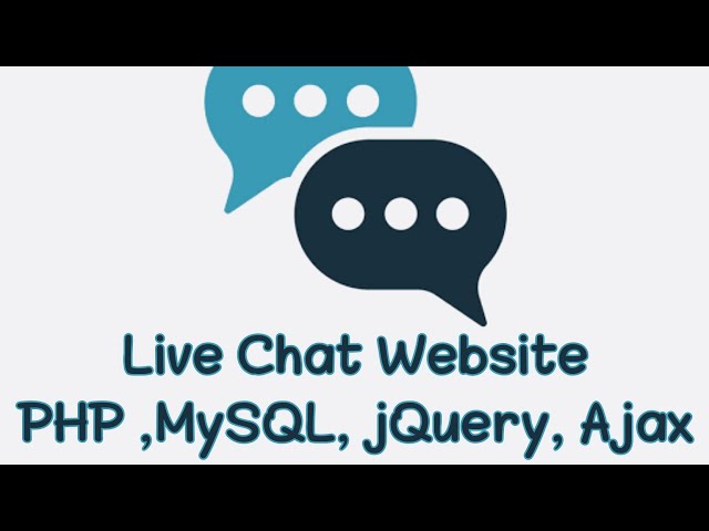 chat application PHP MySQL Ajax Jquery | برمجة موقع دردشة