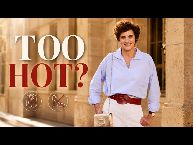 She’s 68 in Paris — 5 Rules She Keeps When It’s Too Hot for Style