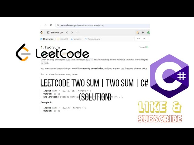 Two Sum LeetCode Solution | FAANG Interview Question
