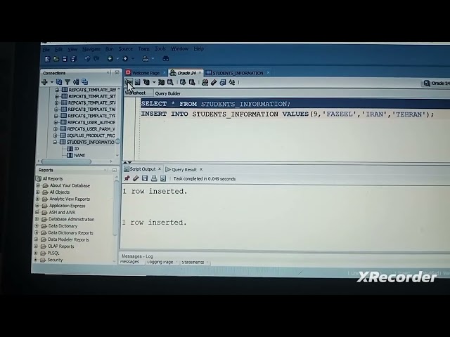 Insert into in Oracle pl/sql