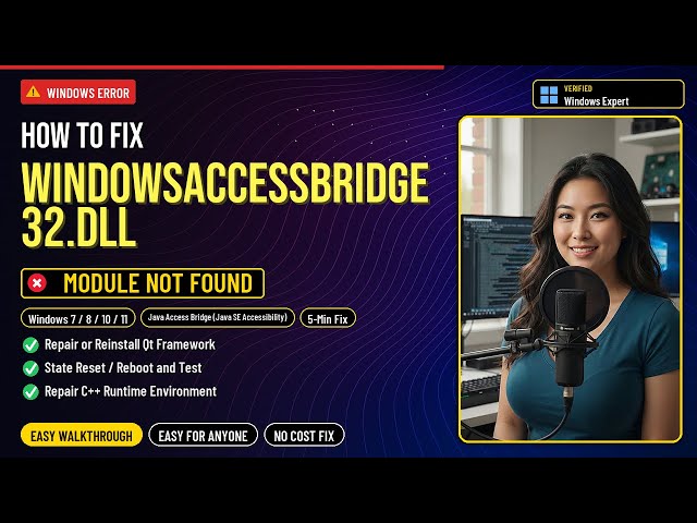 Fix Java Access Bridge Error!