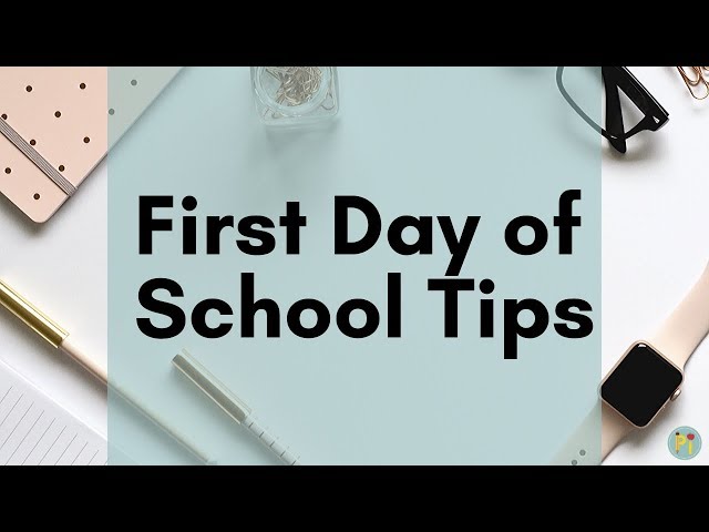 Preparing for First Day of School: Upper Elementary Tips