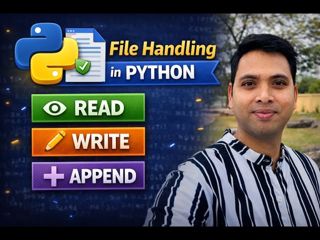 Python File Handling Explained | Read, Write & Append (With Examples)