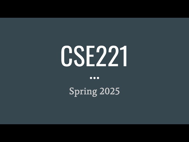 Lecture 5 | Sorting Intro & Bubble / Insertion / Selection Sort (Again) | 17 Feb 2026 | CSE221