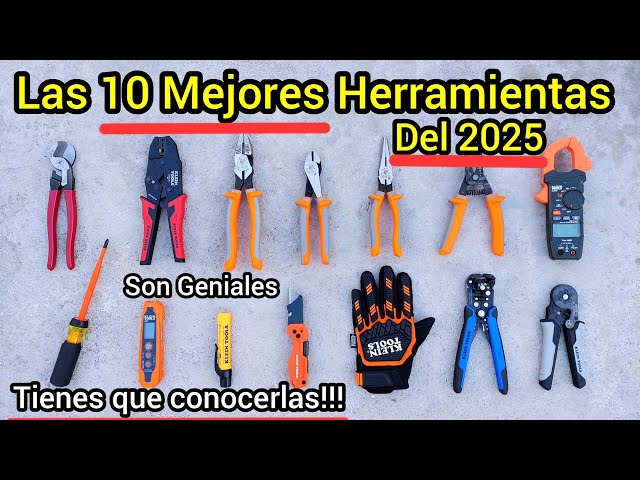 Las 10 HERRAMIENTAS más IMPORTANTES para la Electricidad⚡️Todo lo que Tienes que Saber!!!🔴✅️