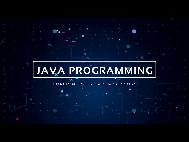 Java Project: Rock Paper Scissors Pokémon | No Voice Tutorial