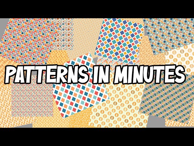 AI Generated Fabric Patterns - Easy in Adobe Illustrator