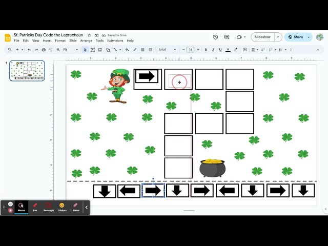 St  Patricks Day Code the Leprechaun Screen Free Coding for Kids