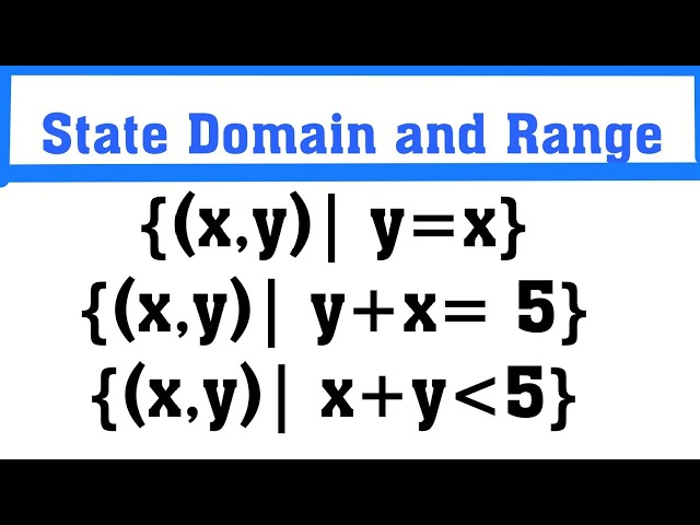 Functions | Domain and Range | Infinity Learn | (GMAT/GRE/CAT/Bank PO/SSC CGL)