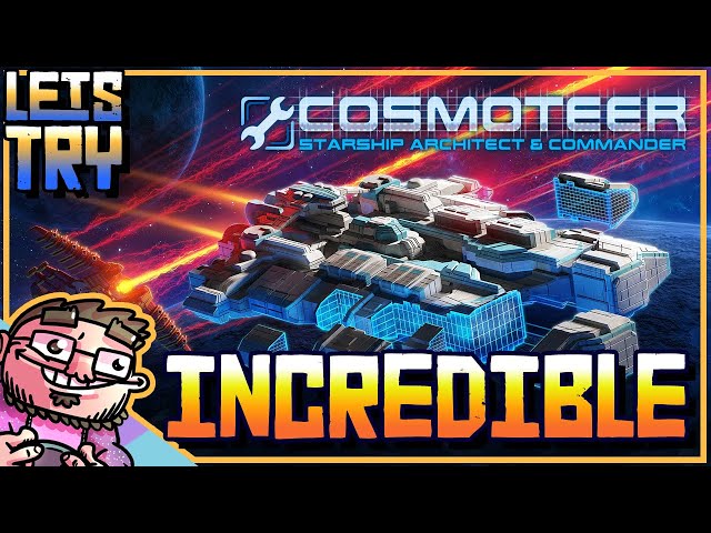 Deep Space Sim Ship Constructor -  Let's Try - Cosmoteer