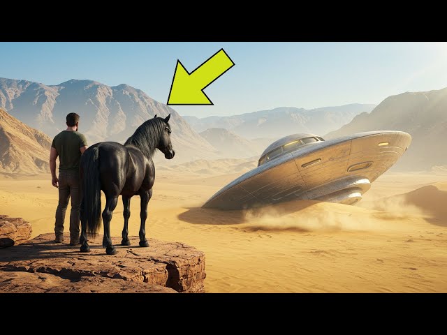 Veteran and His Giant Horse Found a Flying Saucer In Valley — Inside Was a Secret Truly Shocking