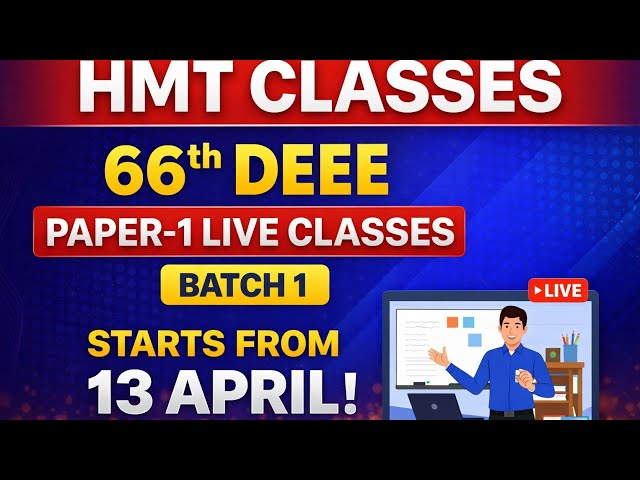 LIVE BATCH FOR HMT 66th DEE