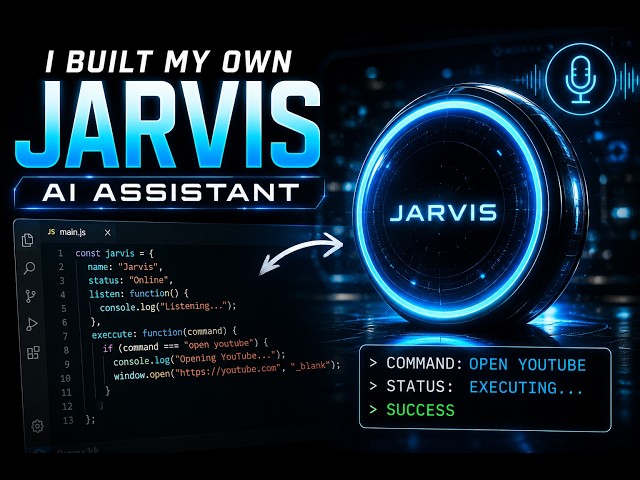 Making a JARVIS Listening Assistant With just HTML, CSS AND JS