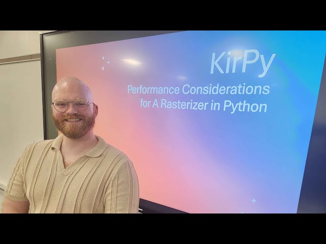 Game On: Performance Considerations for a Rasterizer in Python - Kory Byrne