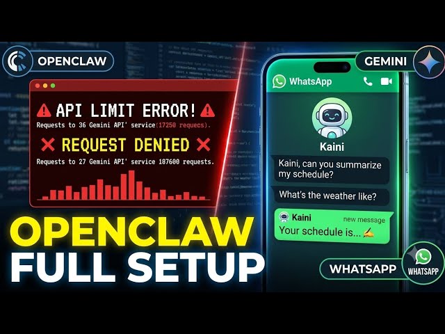 How to Setup OpenClaw Personal AI Assistant on Windows (Gemini API Fix & WhatsApp Integration)
