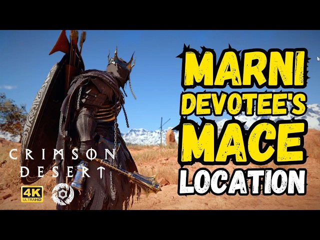 How To Get the Marni Devotee's Mace in Crimson Desert 🪓 4K 60FPS #crimsondesert