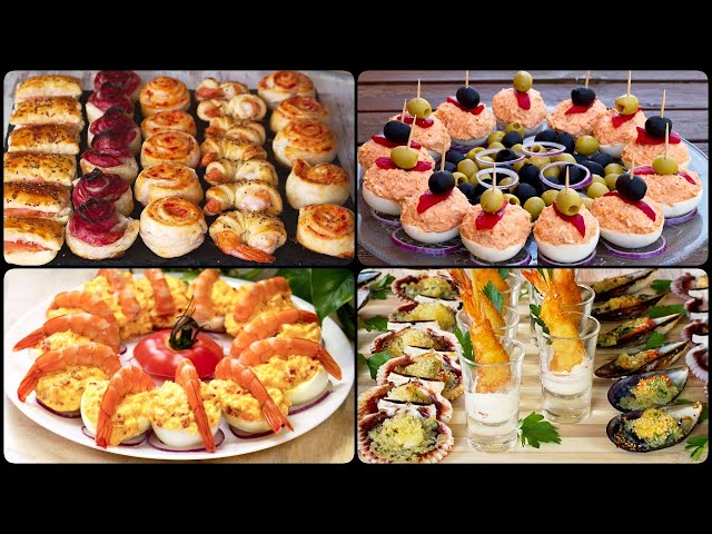 11 IDEAS Fáciles de APERITIVOS y CANAPÉS para BRILLAR EN NAVIDAD 2025