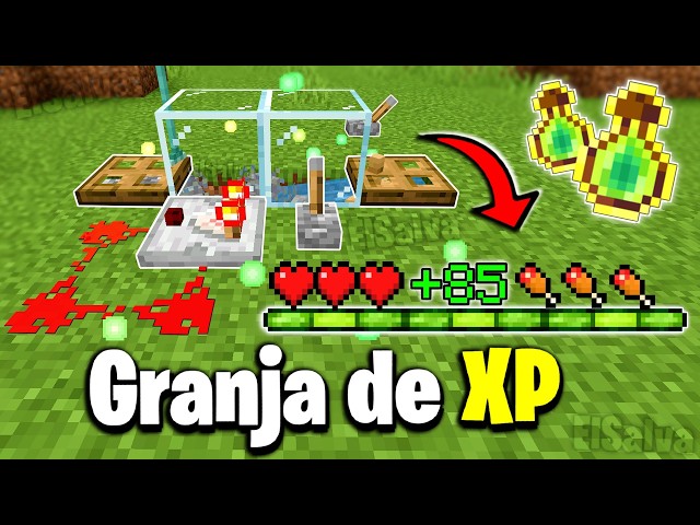 ✅ The EASIEST XP FARM for Minecraft PE (26.44)👌| +85 XP per MINUTE!!