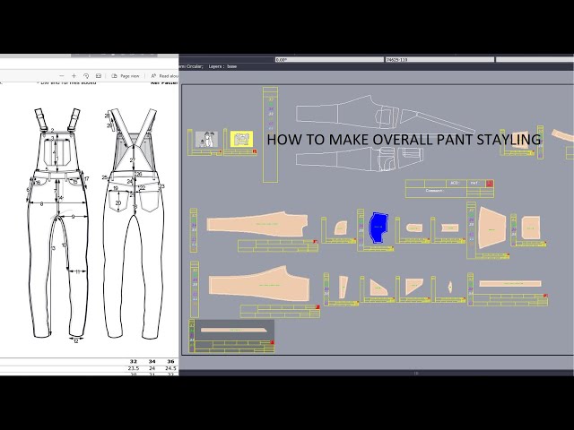 how to make pattern over roll part 1 lectra