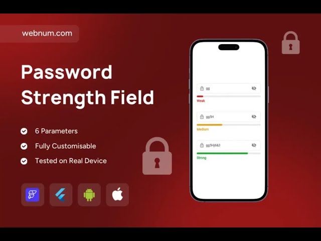 FlutterFlow Password Strength Field 🛡️ #flutterflow #password #strength