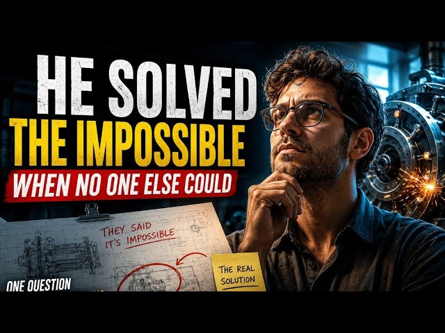 One Question Changed Everything 🤯 | The Engineer Who Beat the Impossible