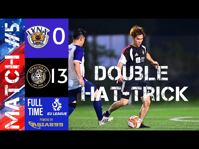 EU LEAGUE SEASON 4 | MATCH #5 LYNX UNITED ( 0-13 ) ESPALITIS FC #football #soccer#sports