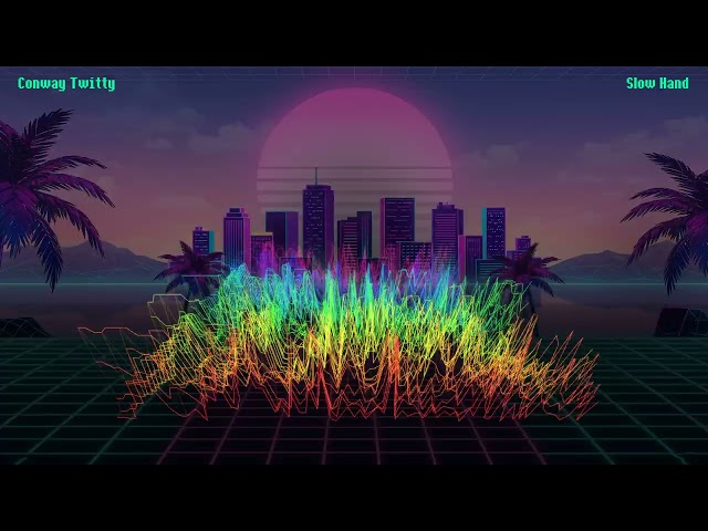 Conway Twitty - Slow Hand (3D Waveform Visualizer)