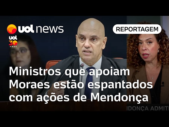 Moraes tem maioria no STF e clima entre os ministros é de espanto com ações de Mendonça | Cidral