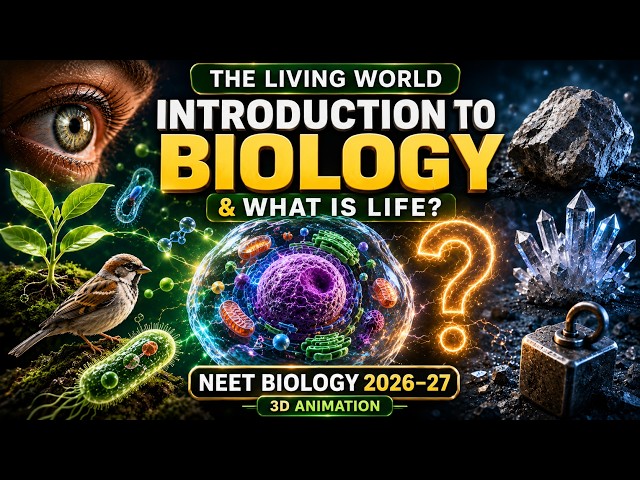 The Living World | Introduction to Biology & What Is Life? | NEET Biology 2026–27#physicswallah