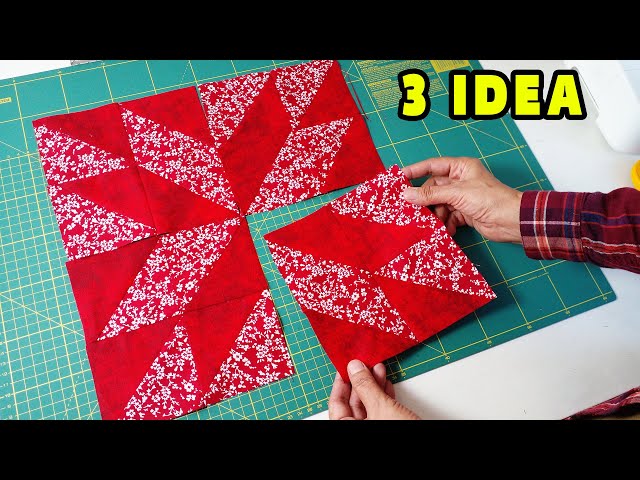 3 Stunning Sewing Ideas🦋Easy Patchwork Layout Tutorial