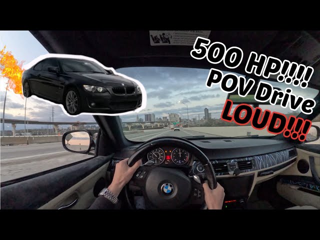 Bmw E92 335i N54 500+ HP!!!! Pov Drive Downtown "(Flying On Public Roads)" #n54gang