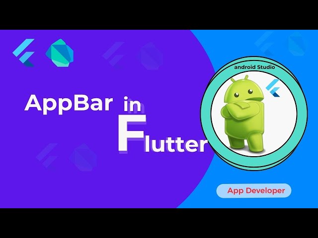App Bar In Flutter