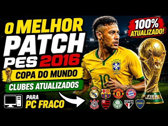 🔥 THE BEST PATCH for PES 2016! World Cup + Updated Clubs (Complete Tutorial)