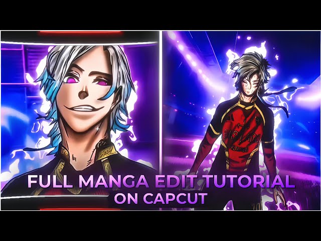Advanced Manga Edit Tutorial in CapCut Mobile | Full PC-Level Edit